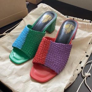 Charlotte Stone Lenu Mules in Tropical